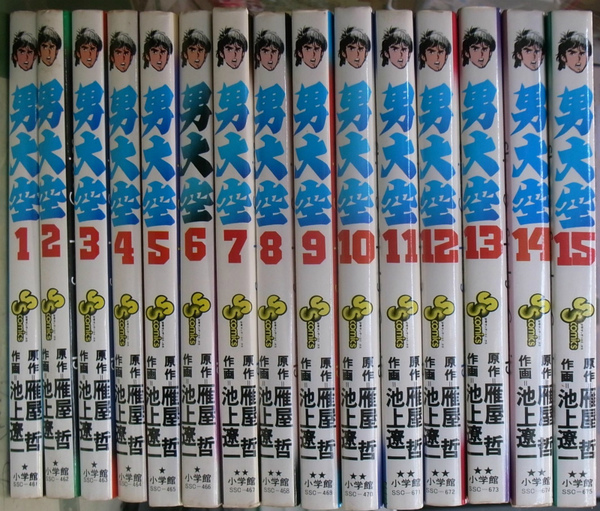 男青空 少年サンデーコミックス 全15巻揃(雁屋哲 池上遼一) / 古本