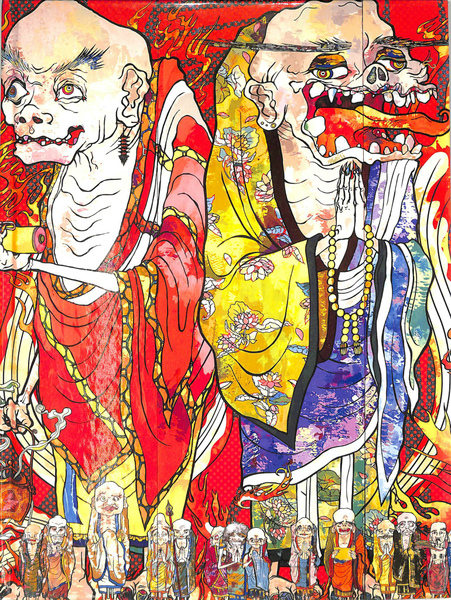 村上隆の五百羅漢図展 図録(三木あき子 他 編) / 古本、中古本、古書籍 