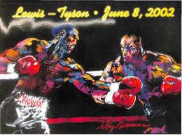 Lennox Lewis VS. Mike Tyson WORLD HEAVYWEIGHT CHAMPIONSHIP  June 8, 2002（英）　プログラム
