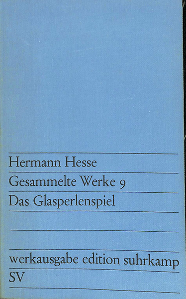 ヘッセ全集 ガラス玉演戯 独 Hermann Hesse Gesammelte Werke 9 Das Glasperlenspiel Hermann Hesse 古本 中古本 古書籍の通販は 日本の古本屋 日本の古本屋 ヘッセ全集 ガラス玉演戯 独 Hermann Hesse Gesammelte Werke 9 Das Glasperlenspiel Hermann Hesse 古本 中古本 古書籍の通販は 日本の古本屋 日本の古本屋