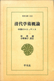 清代学術概論　中国のルネッサンス　東洋文庫２４５