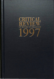 宗教書批評１９９７（英）CRITICAL REVIEW OF BOOKS IN RELIGION 1997