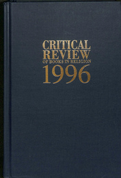 宗教書批評１９９６（英）CRITICAL REVIEW OF BOOKS IN RELIGION 1996