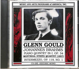 グレングールド　ブラームス　ピアノ五重奏曲　CD