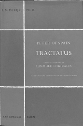 ペトルス・ヒスパーヌス論理学要綱（英、羅）PETER　OF　SPAIN　TRACTATUS　CALLED AFTERWARDS SUMMULE LOGICALES
