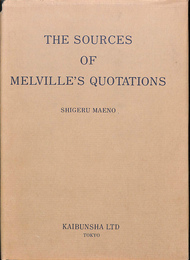 THE SOURCES OF MELVILLE'S QUOTATIONS(英)