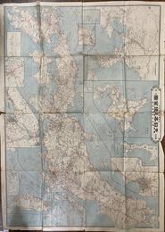 大日本旅行地図　東部　名所名物民謡案内
