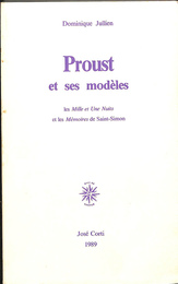 プルーストとモデル（仏）Proust et ses modeles les Mille et Une Nuits et les Memoires de Saint-Simon