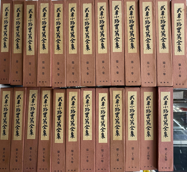 古書　武者小路実篤画集　希少品　骨董 武者小路実篤全集 全25冊揃(武者小路実篤) / 古本、中古本、古書籍の
