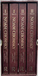 ノーム・チョムスキー　クリティカル・アセスメント　ボックスセット第１・２巻各２冊計４冊（英）NOAM CHOMSKY CRITICAL ASSESSMENTS