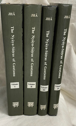 The Nyaya－Sutras of Gautama（英） 全４冊揃
