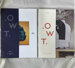 OWT issue 01　と　02　の２冊で　呉屋慎吾によるインディペンデント　マガジン