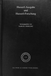 フッサール・アウスガーベとフッサール・フォルシュング（独）　Husserl－Ausgabe und Husserl－Forschung