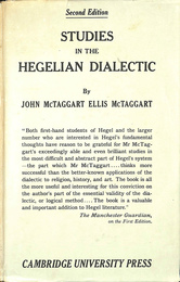 ヘーゲル弁証法の研究（英）STUDIES IN THE HEGELIAN DIALECTIC
