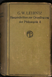 ライプニッツの生物学と進化の形而上学（独）Hauptschriften zur Grundlegung der Philosophie 2