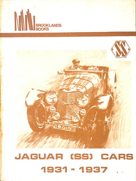 JAGUR SS CARS 1931 1937