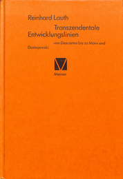 デカルトからマルクス、ドストエフスキーに至る超越論的発展（独）　Reinhard Lauth Transzendentale Entwicklungslinien von Descartes bis zu Marx und Dostojewski