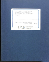 キリスト教思想にとってのハンス・ゲオルク・ガダマーの解釈学的哲学の価値（英）　THE VALUE OF HANS GEORG GADAMAER'S HERMENEUTIC PHILOSOPHY FOR CHRISTIAN THOUGHT