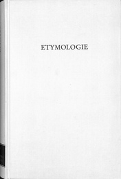 語源（独）ETYMOLOGIE