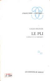 Le pli : Leibniz et le baroque