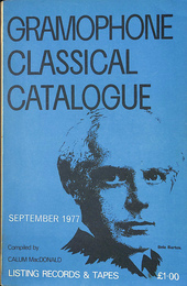 GRAMOPHONE CLASSICAL CATALOGUE SEPTEMBER 1977