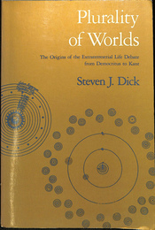 デモクリトスからカントまでの地球外生命体論争（英）　Plurality of Worlds  The Origins of the Extraterrestrial Life Debate from Democritus to Kant