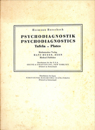 PSYCHODIAGNOSTIK　PSYCHODIAGNOSTICS Tafeln-Plates