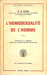 男性の同性愛（仏）L'HOMOSEXUALITE DE L'HOMME
