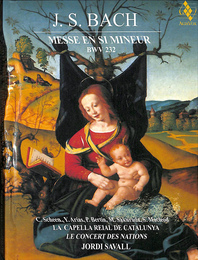 バッハ　ロ短調ミサ曲（仏、英、カスティーリャ語、カルターニャ語、ドイツ語、イタリア語）J. S. BACH MESSE EN SI MINEUR BWV232　ＤＶＤ２枚、ＣＤ２枚組