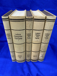 マルティン・ルター福音書解釈（独）　Luthers Evangelien-Auslegung　全５冊揃