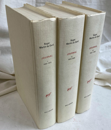 ロジェ・マルタン・デュ・ガール日記（仏）全３冊揃　Roger Martin du Gard Journal Textes Autobiographiques I 1892-1919 II 1919-1936 III 1937-1958