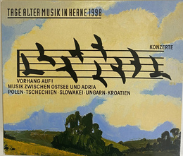 ヘルネ古楽祭１９９８年コンサートＣＤ　バルト海ちアドリア海の間の音楽　チェコ、スロバキア、ハンガリー、クロアチア　TAGE ALTER MUSIK IN HERNE1998 ＣＤ４枚組