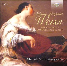 ロンドン手稿譜による作品全集　ヴァイス　ミシェル・カルダン　The Complete London Manuscript　ＣＤ１２枚組