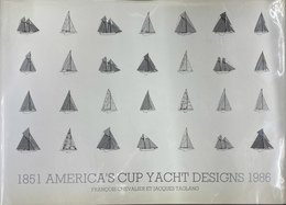アメリカズカップ　ヨットの設計（仏、英）1851　AMERICA'S CUP YACHT DESIGNS 1986