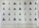 アメリカズカップ　ヨットの設計（仏、英）1851　AMERICA'S CUP YACHT DESIGNS 1986