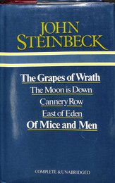 スタインベック選集（英）　The Grapes of Wrath  The Moon is Down  Cannery Row East of Eden  Of Mice and Men