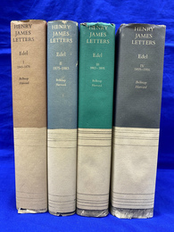 ヘンリー・ジェイムズ書簡集（英）　HENRY JAMES LETTERS　全４巻揃