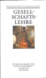 社会理論（独）　歴史政治叢書１８Gesellschaftslehre
