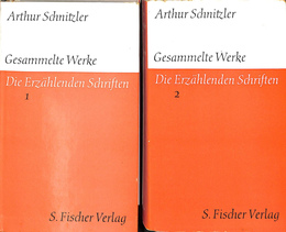 シュニッツラー全集全６巻のうち、物語作品集全２巻揃（独）Arthur Schnitzler Gesammelte Werke Die Erzahlenden Schriften1,2