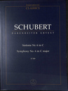 シューベルト交響曲第６番ハ長調　ベーレンライター・クラシックス（独・英）SCHUBERT Sinfonie Nr. 6 in C Symphony No. 6 in C major　BARENREITER URTEXT BARENREITTR CLASSICS