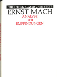 感覚の分析（独）Die Analyse der Empfindungen und das Verhaltnis des Physischen zum Psychischen