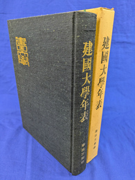 建国大学年表