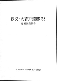 秩父・大背戸遺跡’６３　発掘調査報告