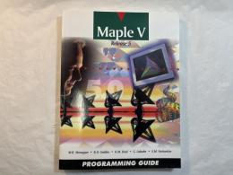 (英文）Maple V  release 5. .  programming.  Guide