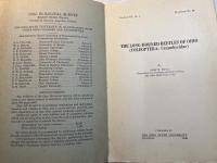 The Long-Horned Beetles of Ohio (Coleoptera：Cerambycidae) 　　　OHIO BIOLOGICAL SURVEY BULLETIN 39 (Vol.Ⅶ, No.4)　