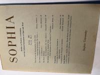 ソフィア　ー西洋文化並に東西文化交流の研究ー　　1965年春季　第14巻・第1号