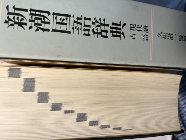 新装 改訂 新潮国語辞典 現代語・古語(山田俊雄 ほか編修