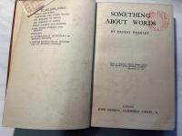 Something about words (洋書）