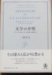文学の弁明　フランスと日本における思索の現場から