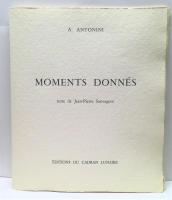 Moments Donnes アナピア・アントニーニ 銅版画作品集(Anapia